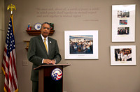 Unveiling of a Quote by Sargent Shriver with Director Aaron S. Williams - July 18, 2012