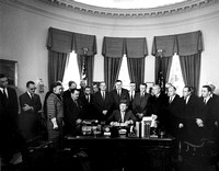 JFK & PCV - 1961 Oval Office