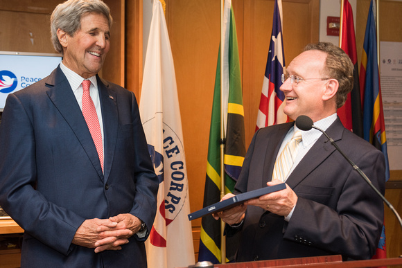 Secretary of State John Kerry Visits Peace Corps on July 12, 2016.