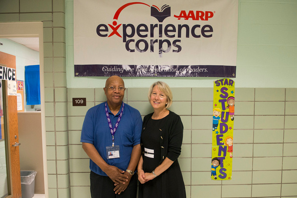 Director Carrie Hessler-Radelet's trip to Lakeland Elementary and Middle School on August 27, 2014