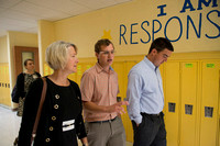 Director Carrie Hessler-Radelet's trip to Lakeland Elementary and Middle School on August 27, 2014