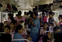 Singing in the bus a traditional trip activity in Sri Lanka PCV and DELIC staff 1990-1992