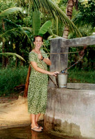 Obtaining water from the well a daily PCV activity 1994-1996