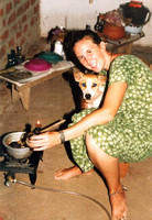 PCV using traditional kitchen cooking on her stove 1994-1996