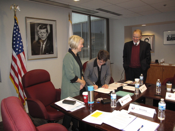Memorandum of Understanding Signing with Antioch University on January 12, 2015