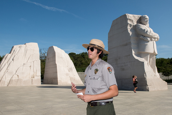 Peace Corps Director Carrie Hessler-Radelet tours National Mall - August 26, 2016