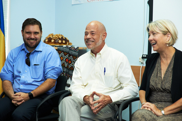 Director Carrie Hessler-Radelet's trip to Ukraine on August 17-18,2014