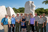 Peace Corps Director Carrie Hessler-Radelet tours National Mall - August 26, 2016