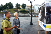 Director Carrie Hessler-Radelet's trip to Ukraine on August 17-18,2014